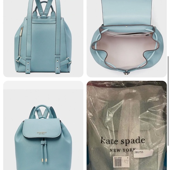 Kate Spade pebbled leather backpack